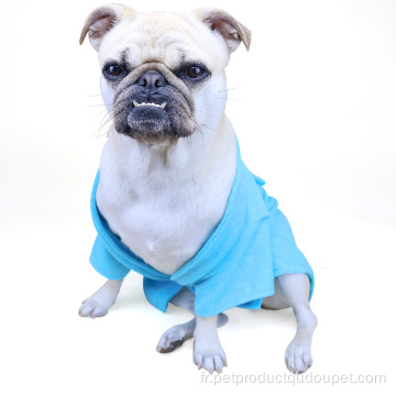 vente en gros tissu de serviette doux vêtements pour chiens super absorbants
